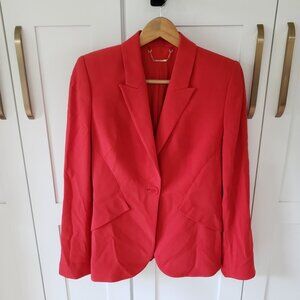 Elie Tahari Vibrant Red Blazer